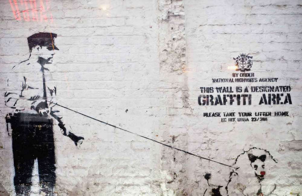 Banksy artworks in Cargo Bar