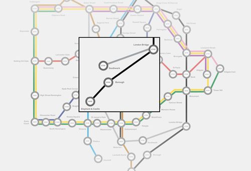 Spotlight on Commercial Property in Southwark - Average Desk Price Per Tube Station