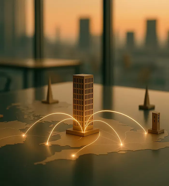 Building a multi-city UK office network from a single HQ